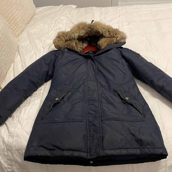 Pajar Down Parka Jacket with Real Fur - Picture 3 of 9
